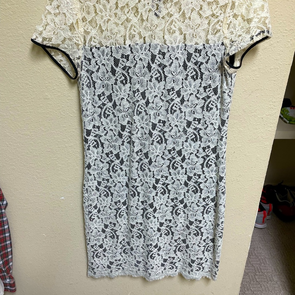 DVF lace cocktail dress